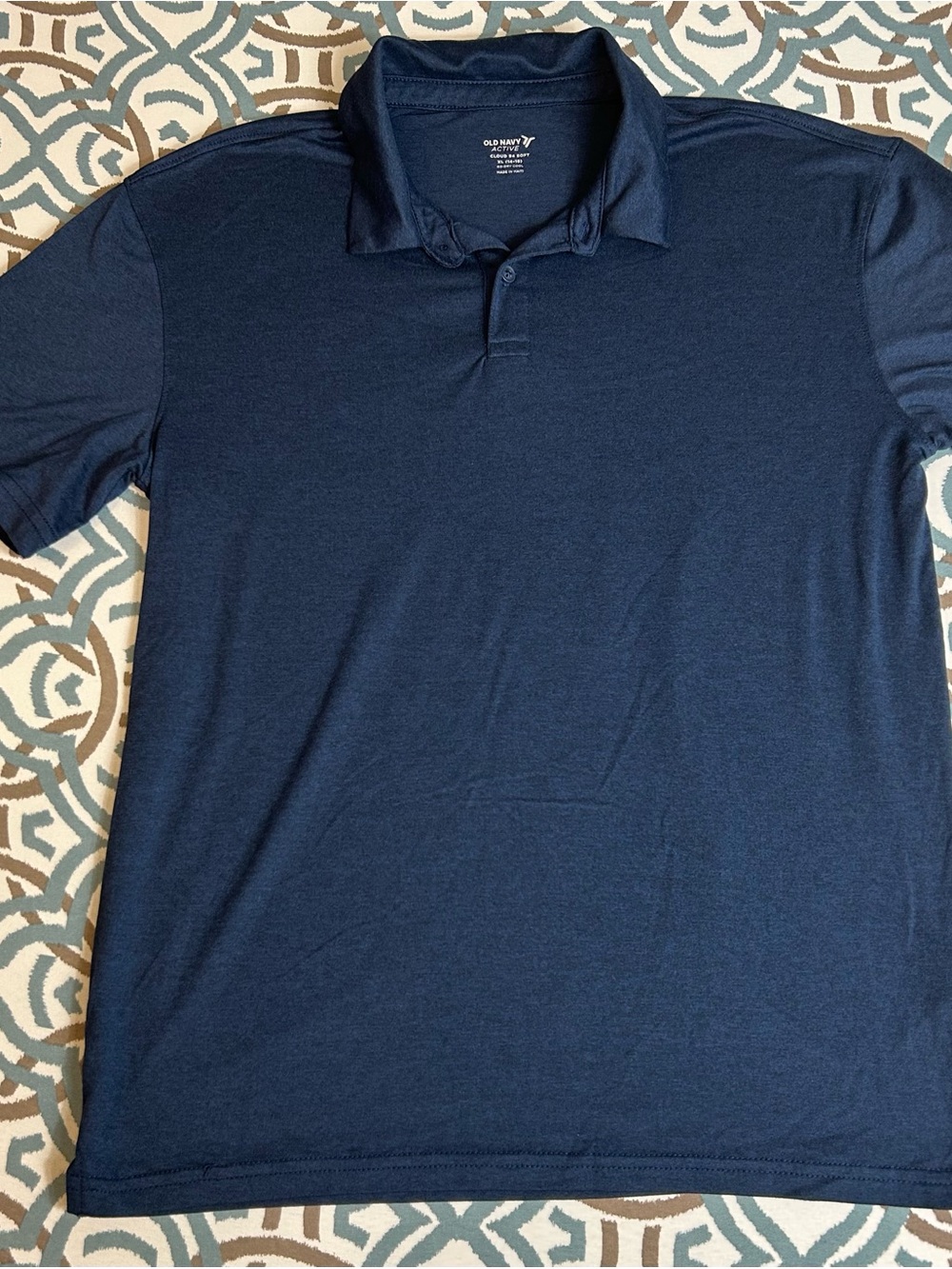 Old Navy Active Men's Performance Shirt - Charcoal Gray with White Logo